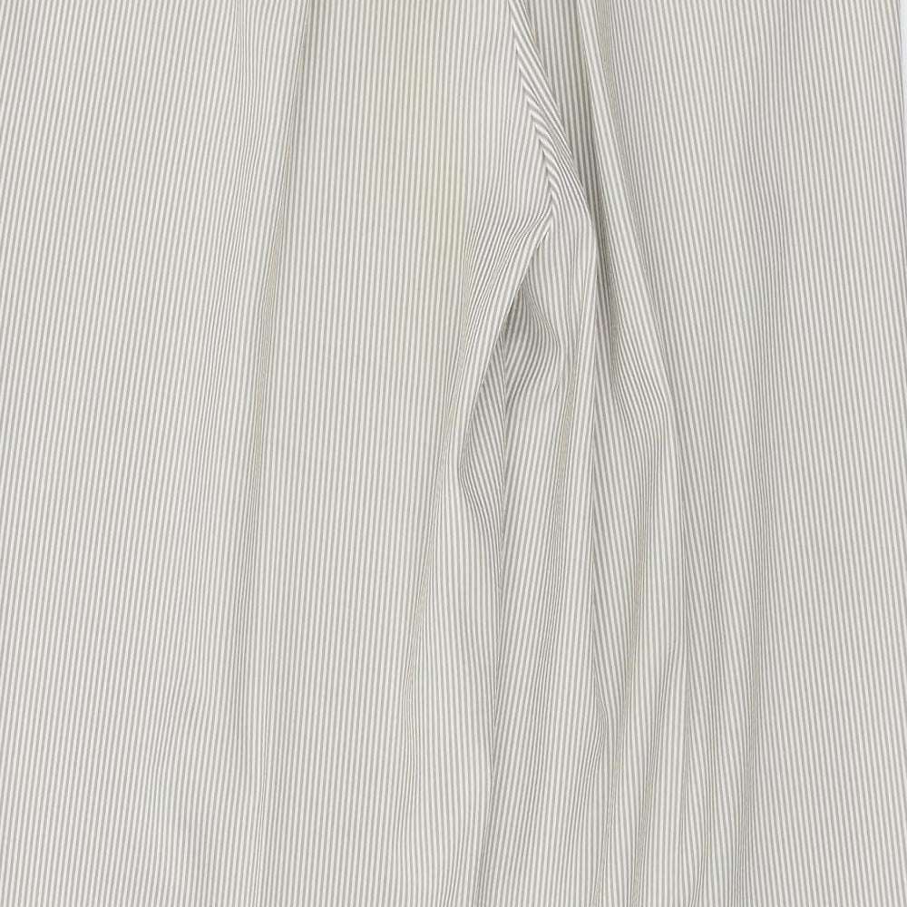 Bonmarché Womens Beige Striped Trousers Size 12 L27 in