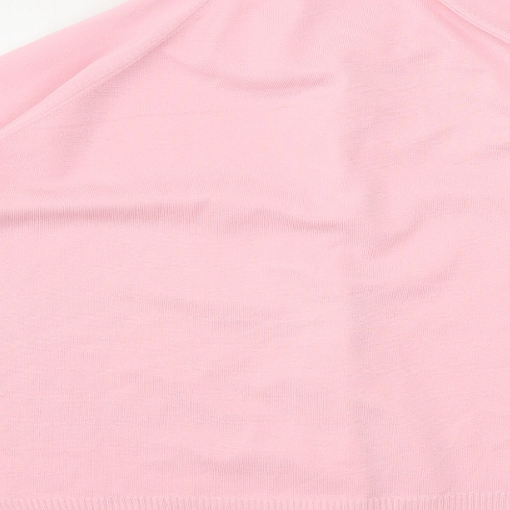 Preworn Womens Pink Basic Button-Up Size 18