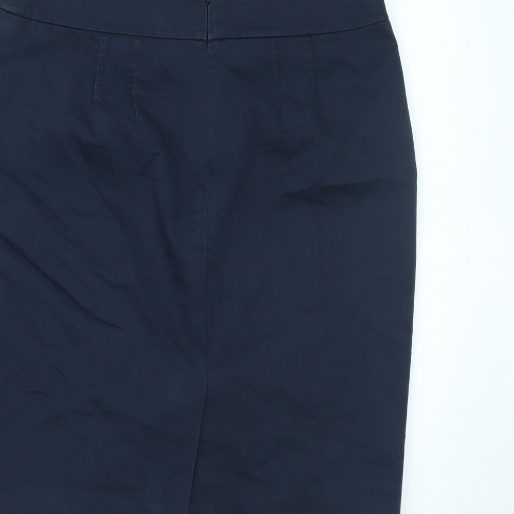 Ann Taylor Womens Beige Straight & Pencil Skirt Size 8