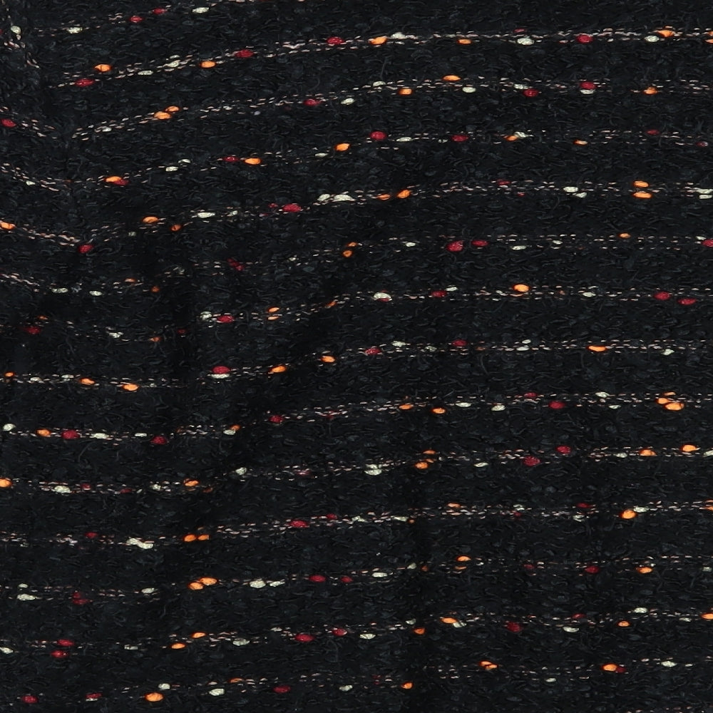 CHIANTI Womens Black Polka Dot Cardigan Jumper Size M