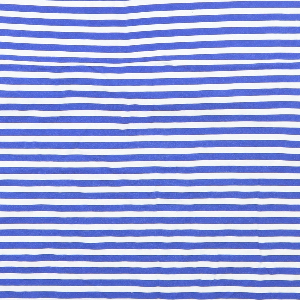 Girl press Womens Blue Striped Basic Tank Size 16