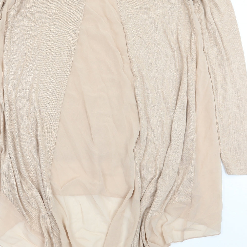 New Look Womens Beige Pullover Jumper Size S