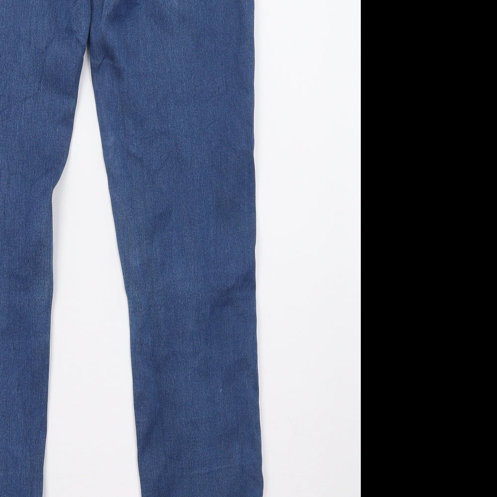 South Womens Blue Denim Skinny Jeans Size 10 L30 in