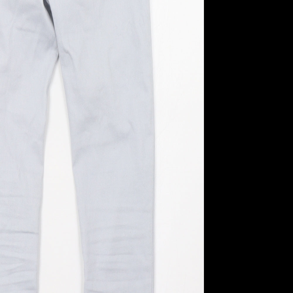 H&M Womens Blue Denim Straight Jeans Size 6 L26 in