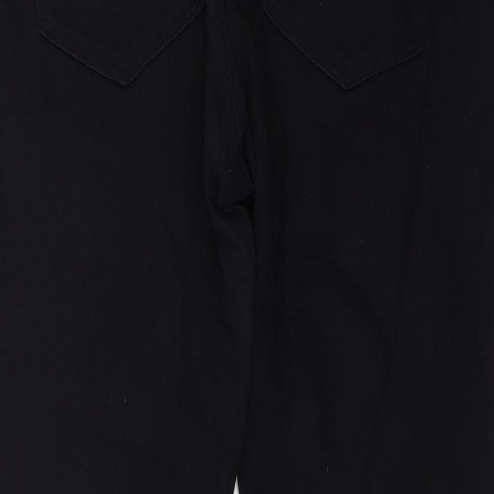 H&M Womens Black Denim Skinny Jeans Size M L30 in