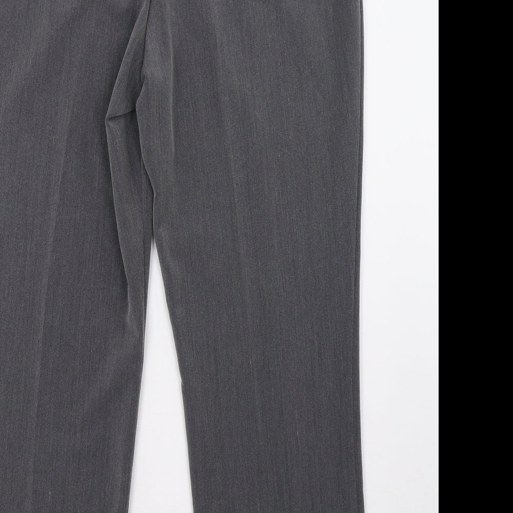 Classics Womens Grey Trousers Size 14 L28 in