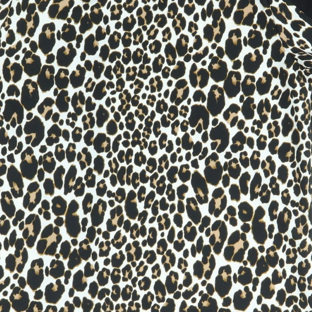 NEXT Womens Multicoloured Animal Print Basic Blouse Size 8