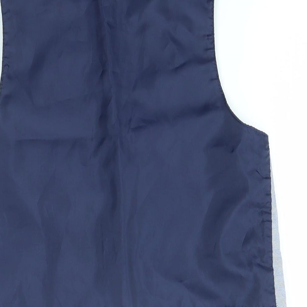 Preworn Boys Blue Jacket Waistcoat Size 2-3 Years