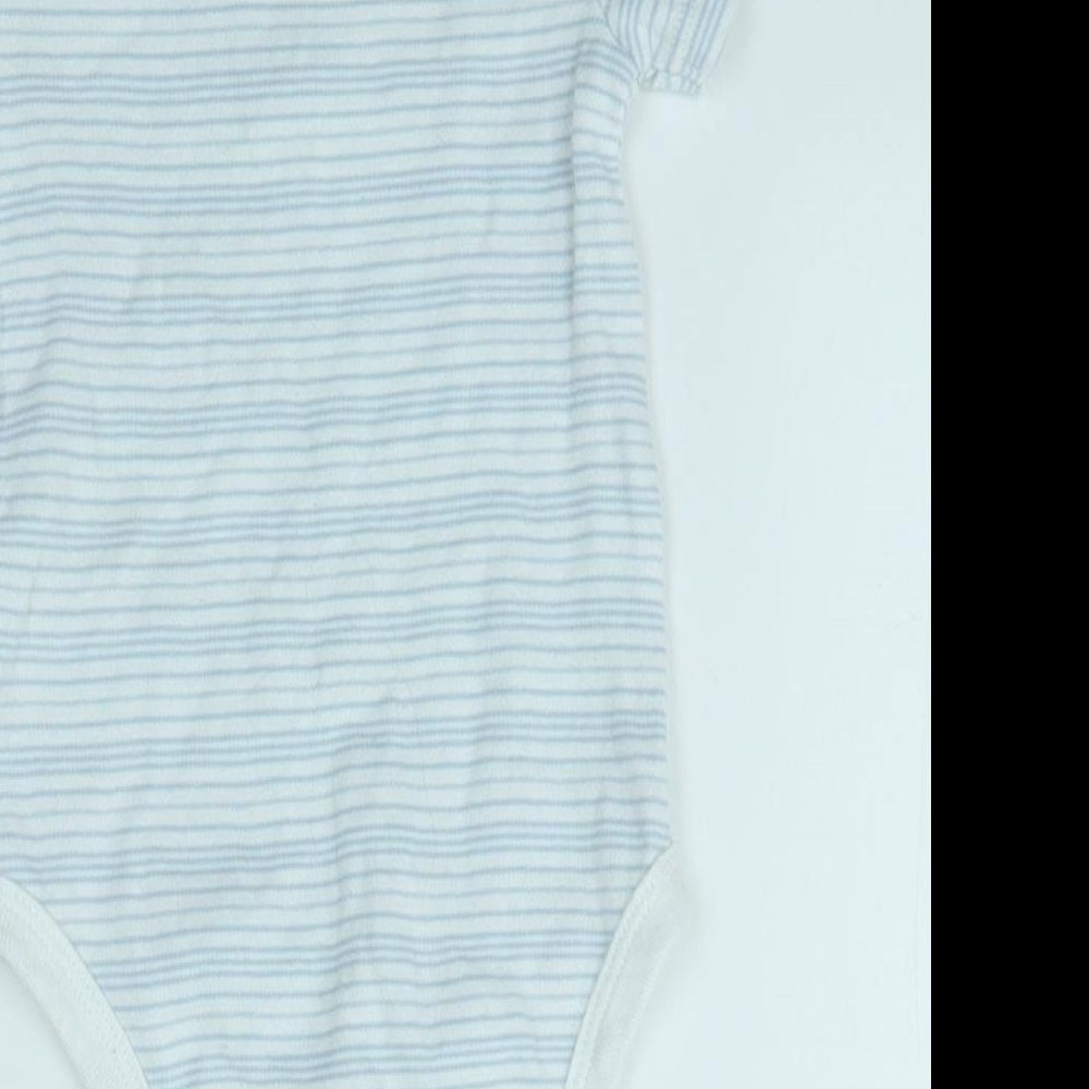 RENE ROFE Baby Multicoloured Striped Babygrow One-Piece Size 3-6 Months