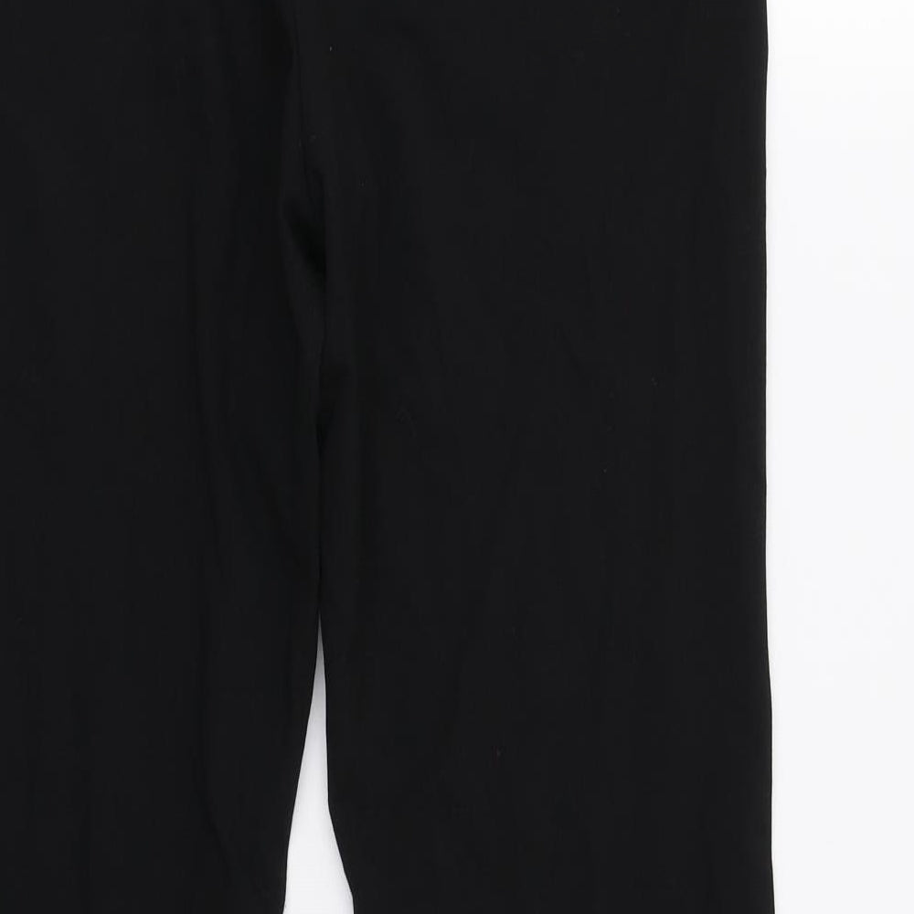 Marks & Spencer Womens Black Dress Pants Trousers Size 10 L29 in