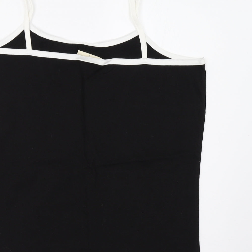 Lady M Womens Black Camisole Tank Size L