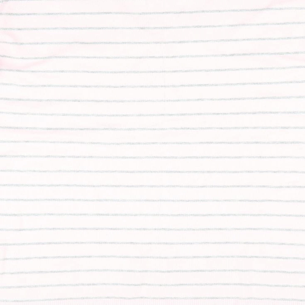 C&C The Basics Womens Pink Striped Pullover Jumper Size XL