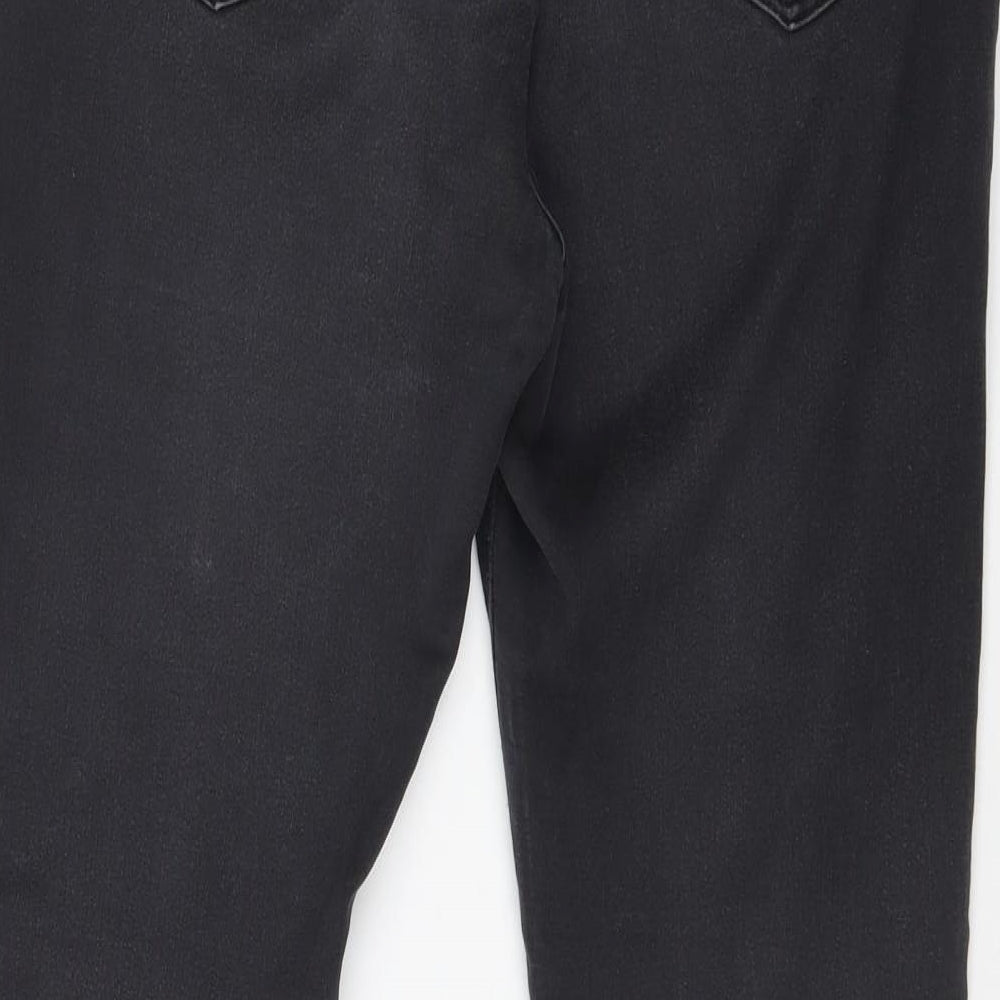 South Womens Black Skinny Jeans Size 14 L28 in