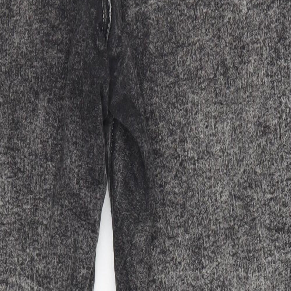 Denim & Co. Womens Grey Straight Jeans Size 12 L28 in