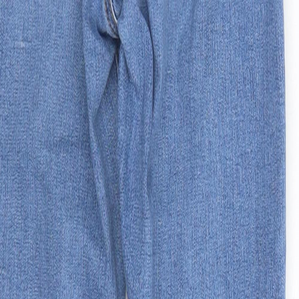 Topshop Girls Blue Skinny Jeans - Ripped