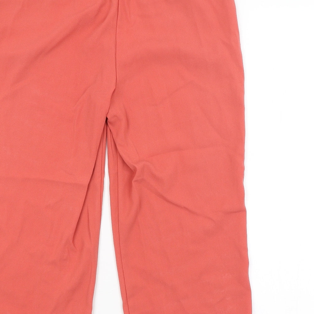 George Womens Red Cropped Trousers Size 8 L20 in