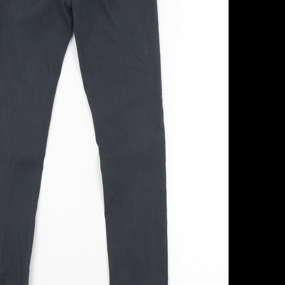 Preworn Womens Grey Trousers Size 28 in L33 in