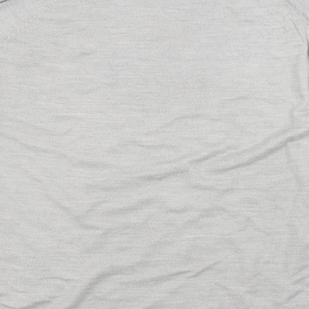 Marks & Spencer Mens Grey Argyle/Diamond Pullover Jumper Size L