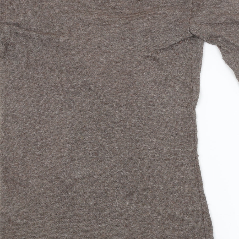 Preworn Womens Brown Pullover Jumper Size M