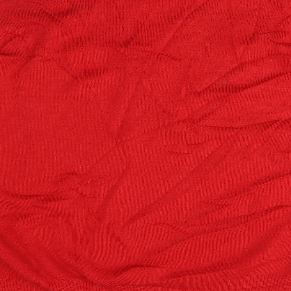 Sealon Womens Red Pullover Jumper One Size