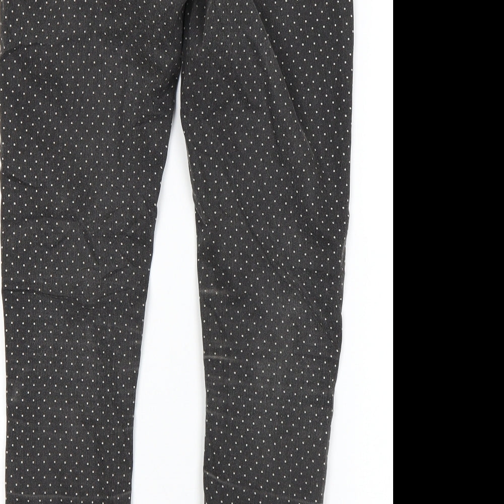 Topshop Womens Multicoloured Polka Dot Skinny Jeans Size 28 in L28 in