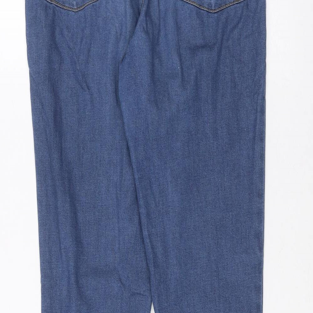 Denim & Co. Womens Blue Jegging Jeans Size 12 L29 in