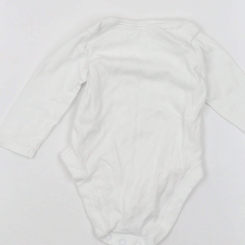 George Baby White Babygrow One-Piece Size 3-6 Months