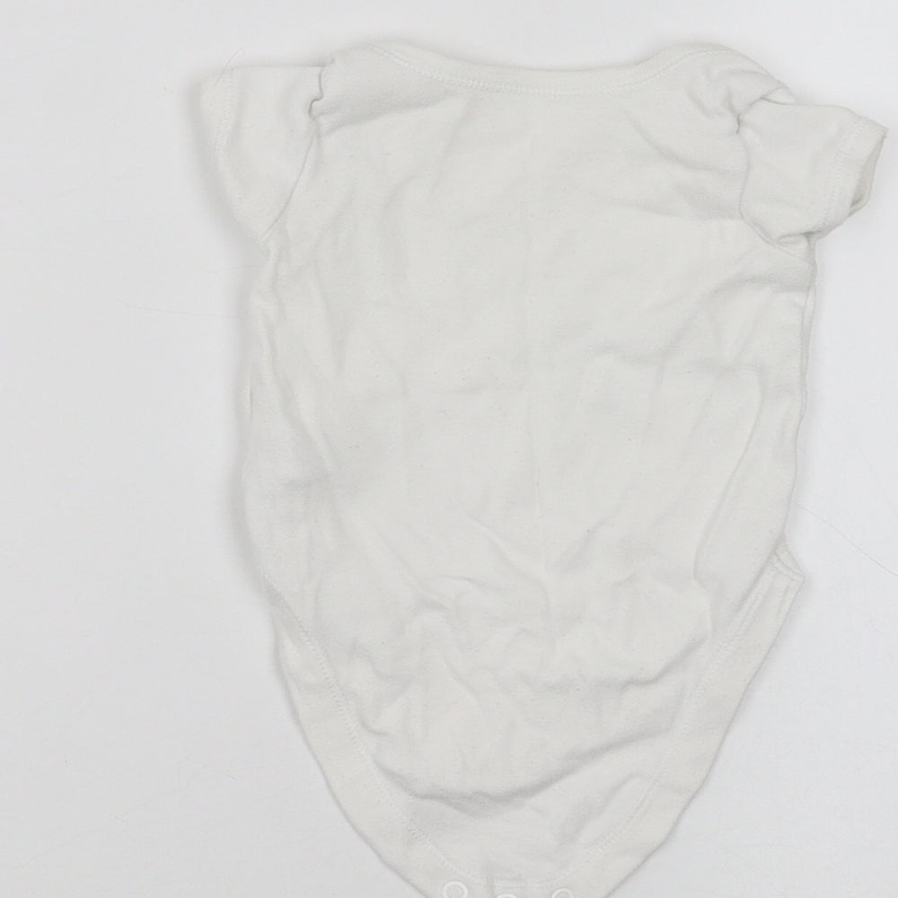 George Baby White Babygrow One-Piece Size 3-6 Months