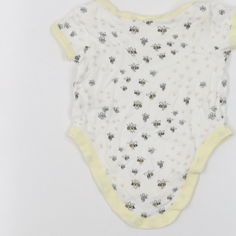 George Baby White Babygrow One-Piece Size 3-6 Months