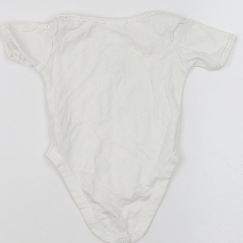 Mothercare Baby White Babygrow One-Piece Size 3-6 Months