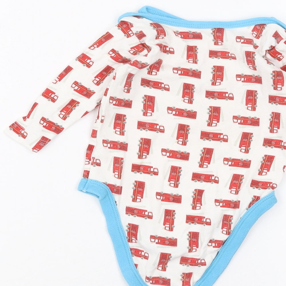 Mini Club Baby White Babygrow One-Piece Size 3-6 Months
