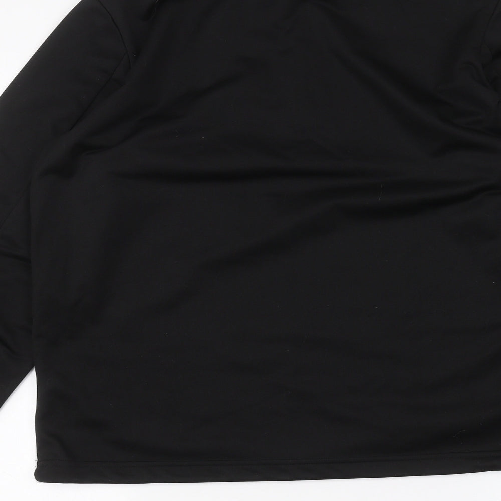 Macron Mens Black Pullover Jumper Size S