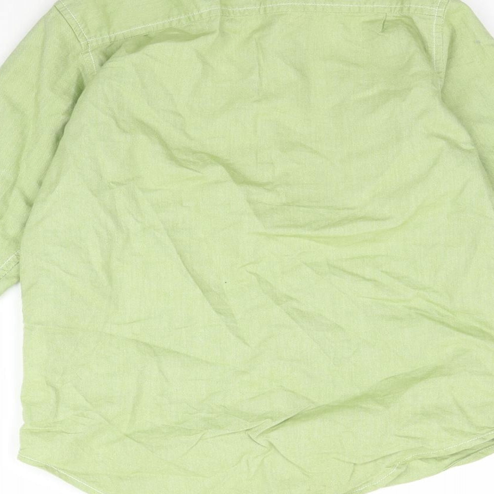 Gap Boys Green Basic Button-Up Size S