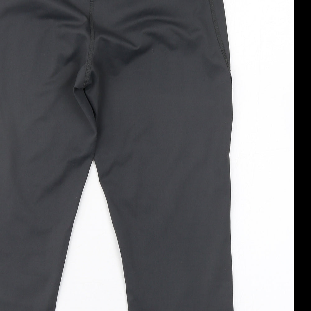 Laikus Womens Grey Colourblock Compression Shorts Size S