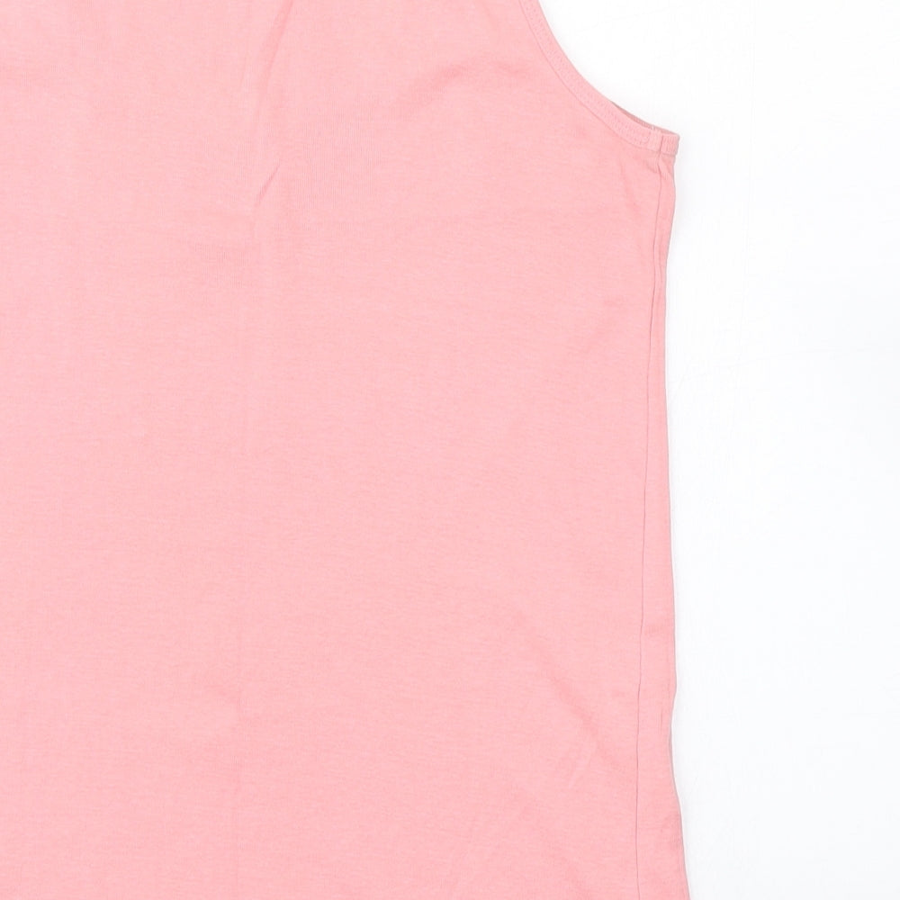 Cerulean Womens Pink Basic Tank Size 10