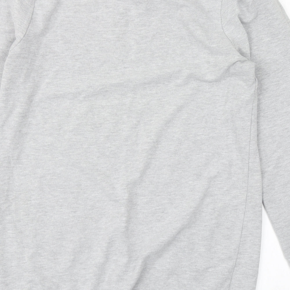 Denim CO Womens Grey Pullover Sweatshirt Size 10 - Longline