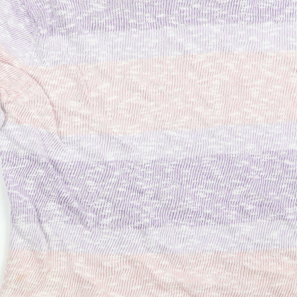 Damart Womens Multicoloured Striped Pullover Jumper Size 10