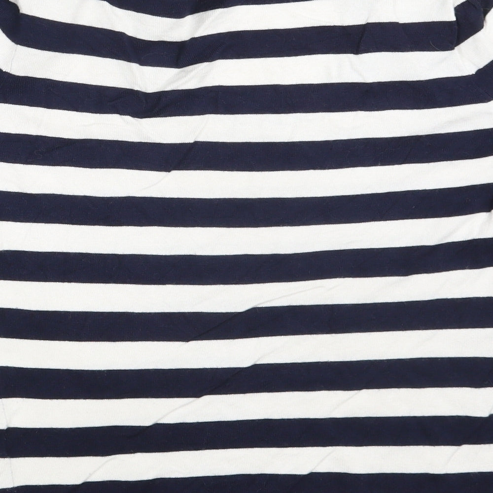 Planet Womens Multicoloured Striped Pullover Sweatshirt Size XS