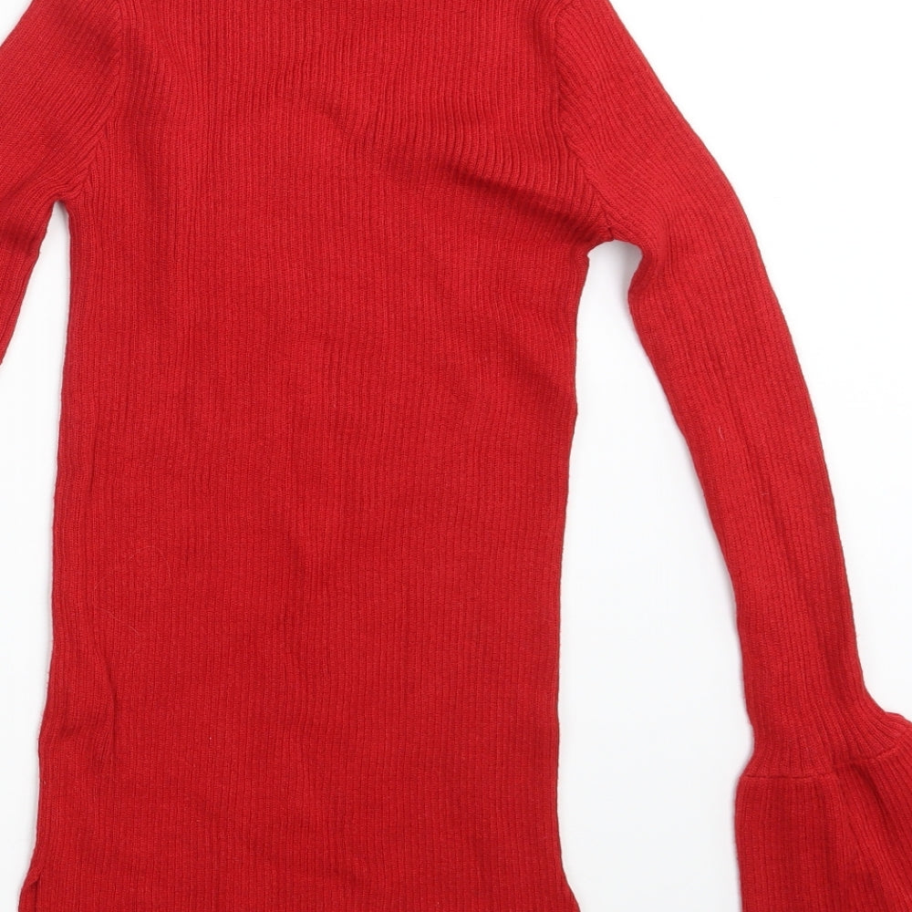Preworn Womens Red Pullover Jumper Size 8