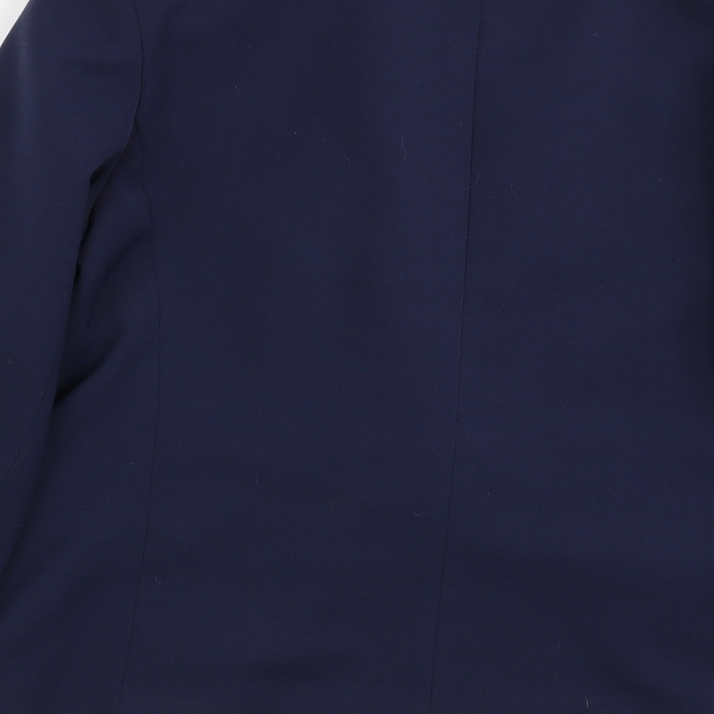 Preworn Womens Blue Jacket Blazer Size 12