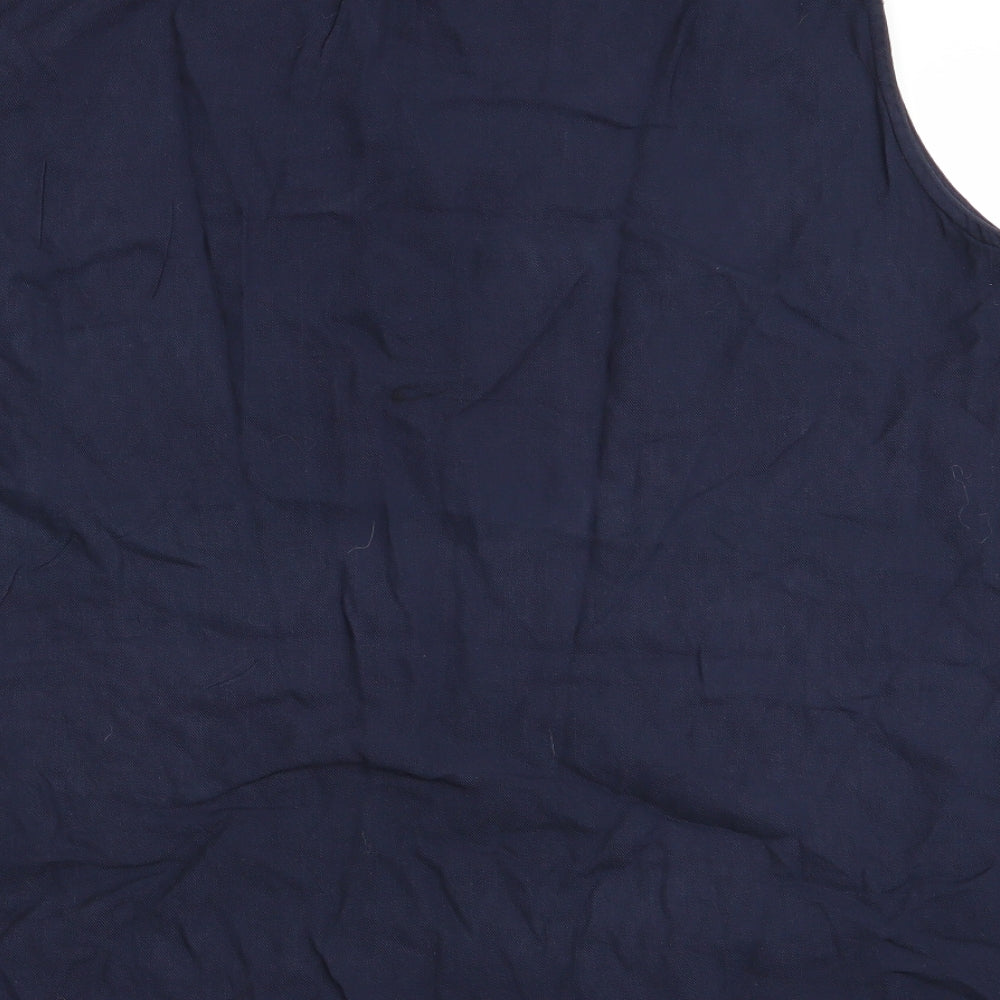 Amazon Essentials Womens Blue Basic Blouse Size L