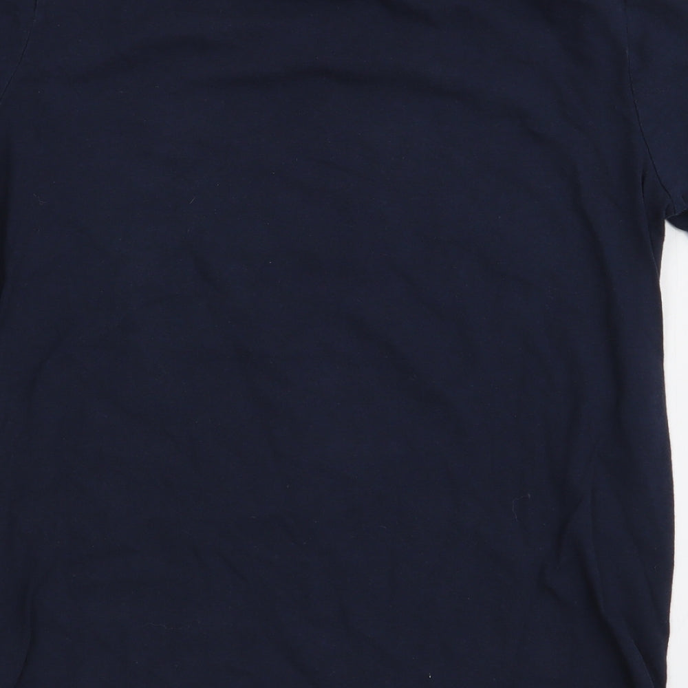 national collegian Boys Blue Basic T-Shirt Size L