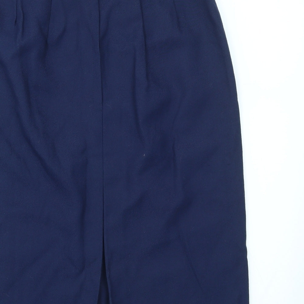 PIERRE ELEGANTE Womens Blue Flare Skirt Size 14