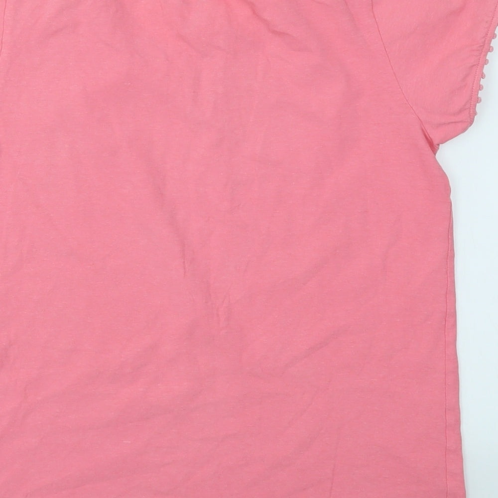 Hatley Womens Pink Basic T-Shirt Size XS