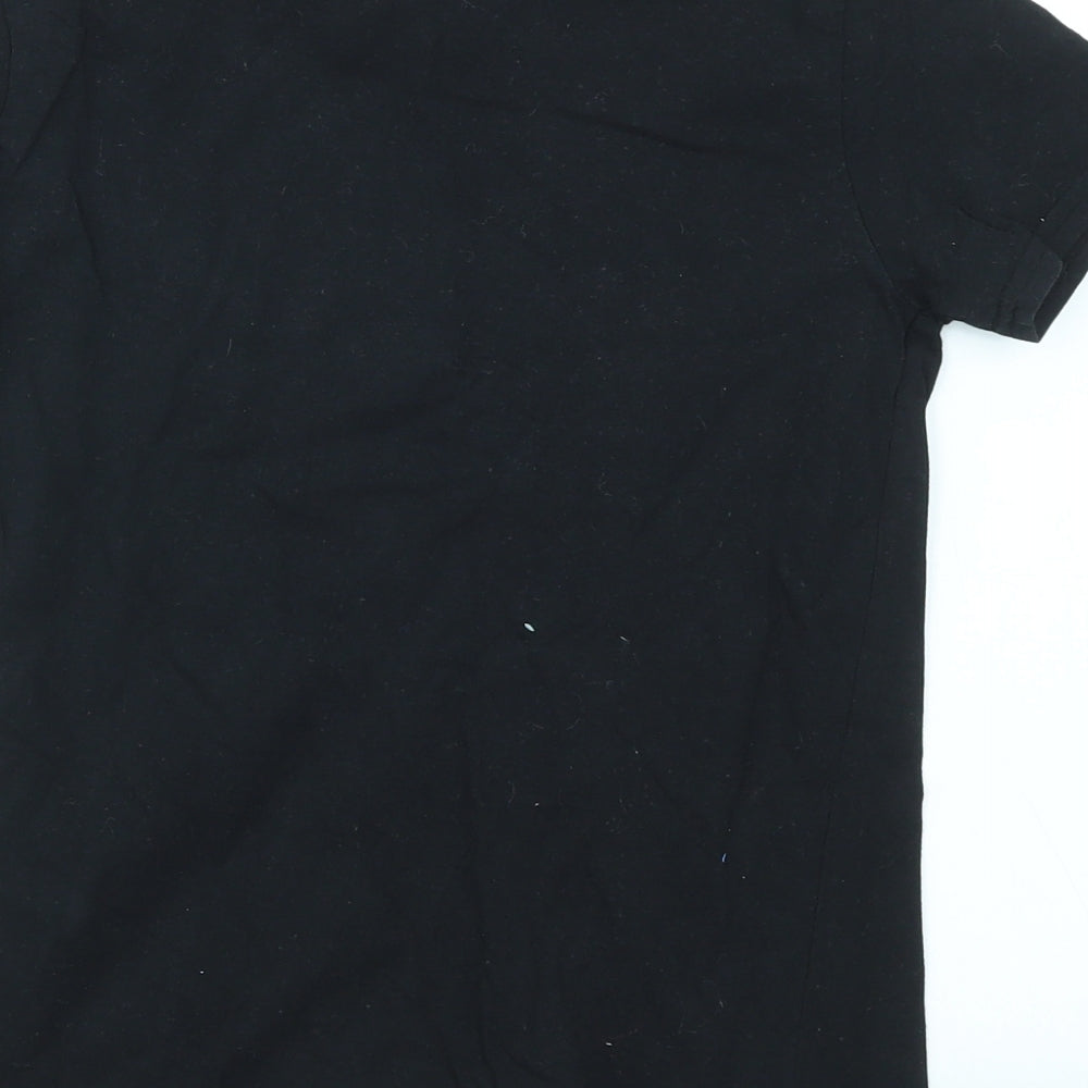 Primark Boys Black Basic T-Shirt Size 9-10 Years