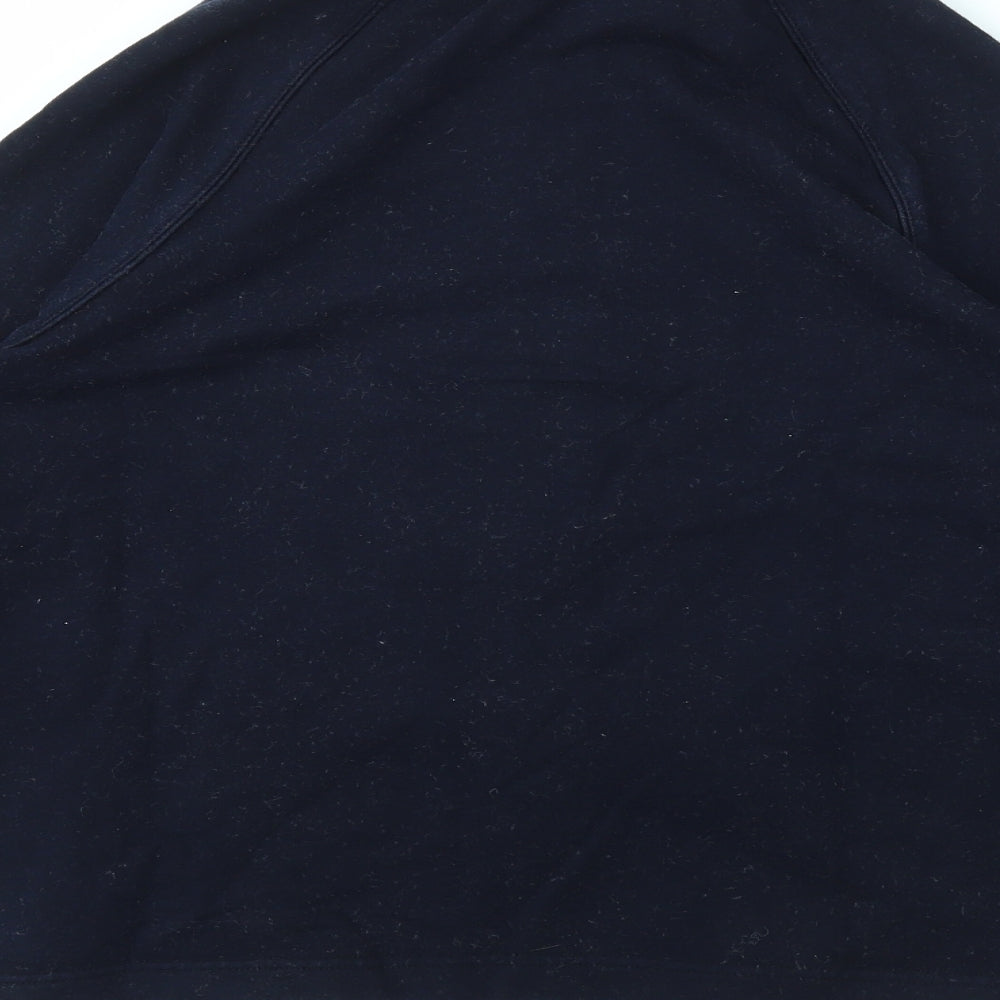 M&S Womens Blue Full Zip Jumper Size 14