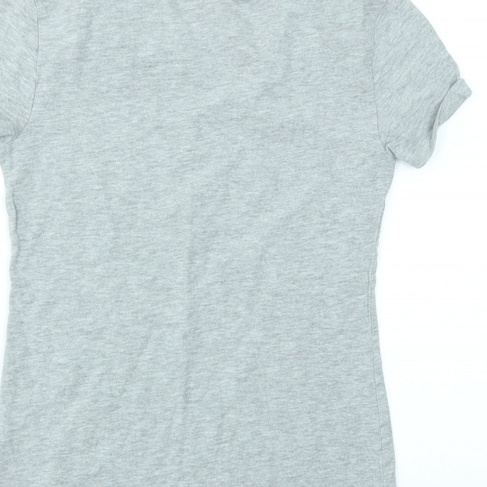 H&M Womens Grey Basic T-Shirt Size S