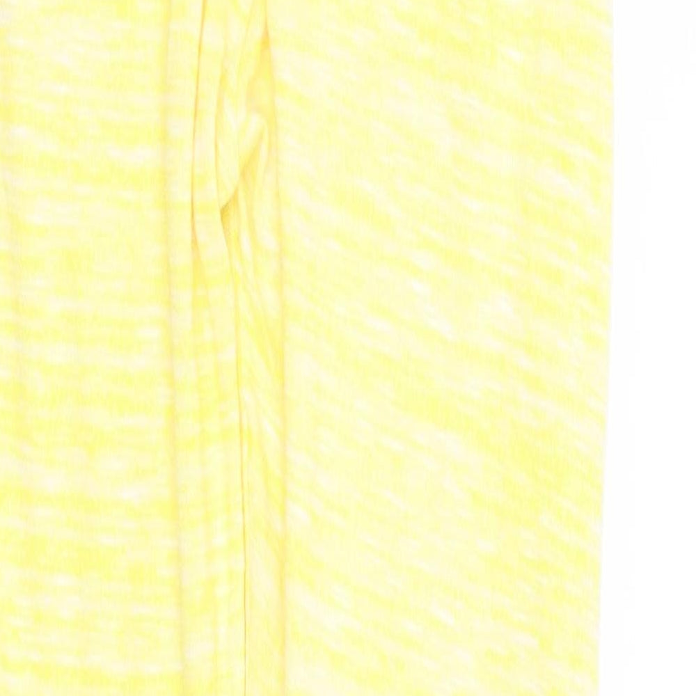 Preworn Womens Yellow Striped Cami Lounge Pants Size 10