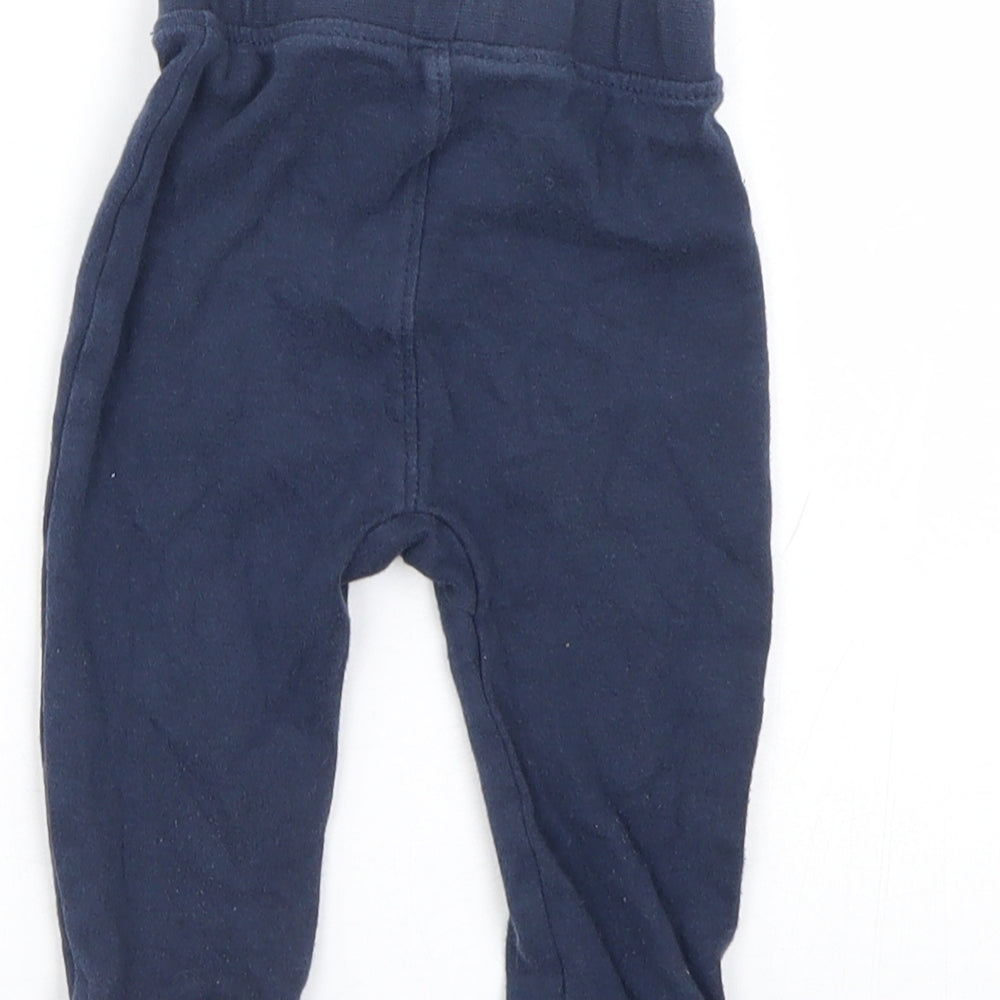 George Baby Blue Jogger Trousers Size 6-9 Months