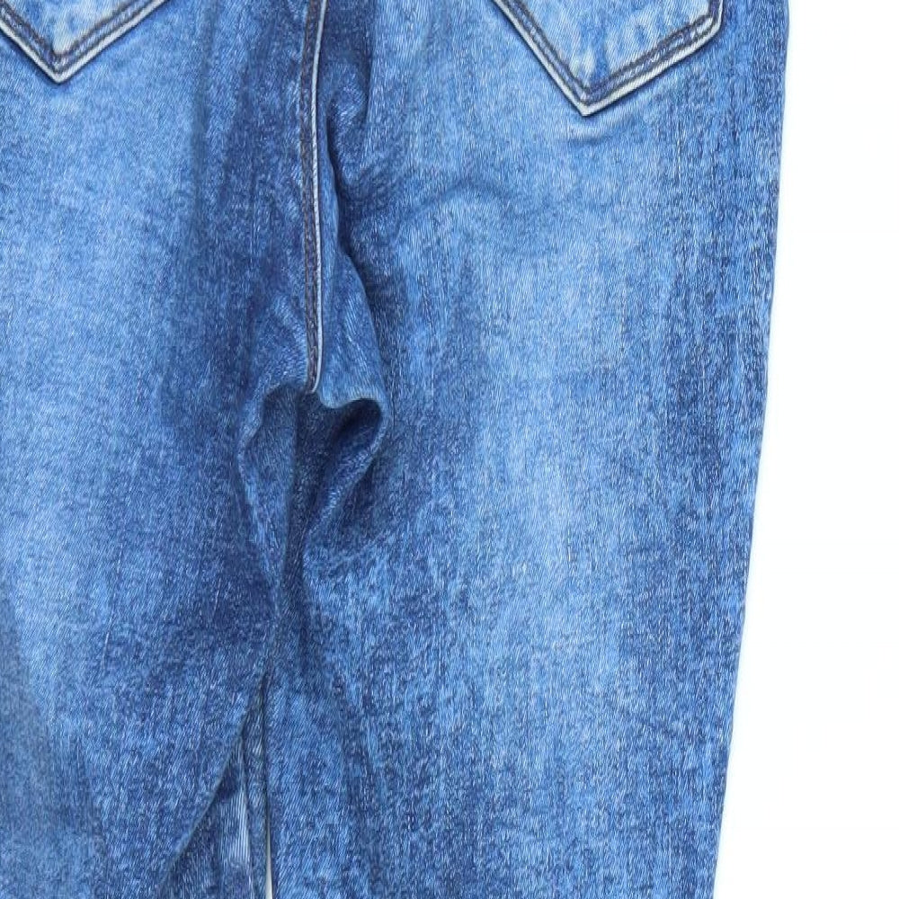 New Look Womens Blue Skinny Jeans Size 8 L27 in